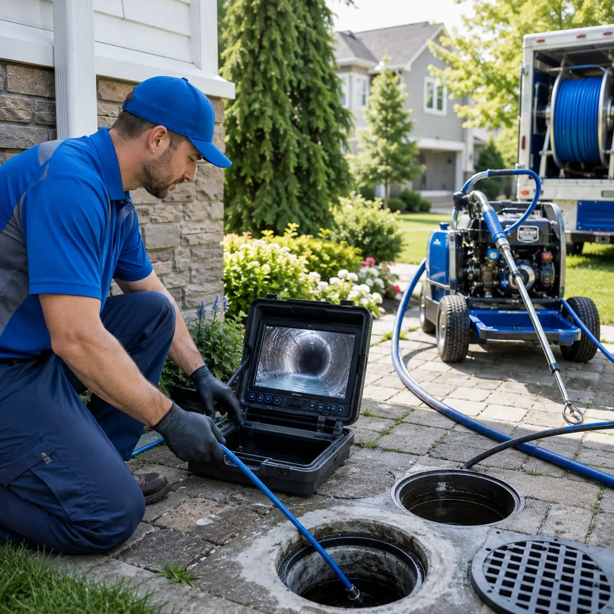 Outdoor drain cleaning professionals serving Carrollton, TX